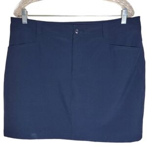 Eddie Bauer plus size women's moisture wicking athletic blue skort size 14